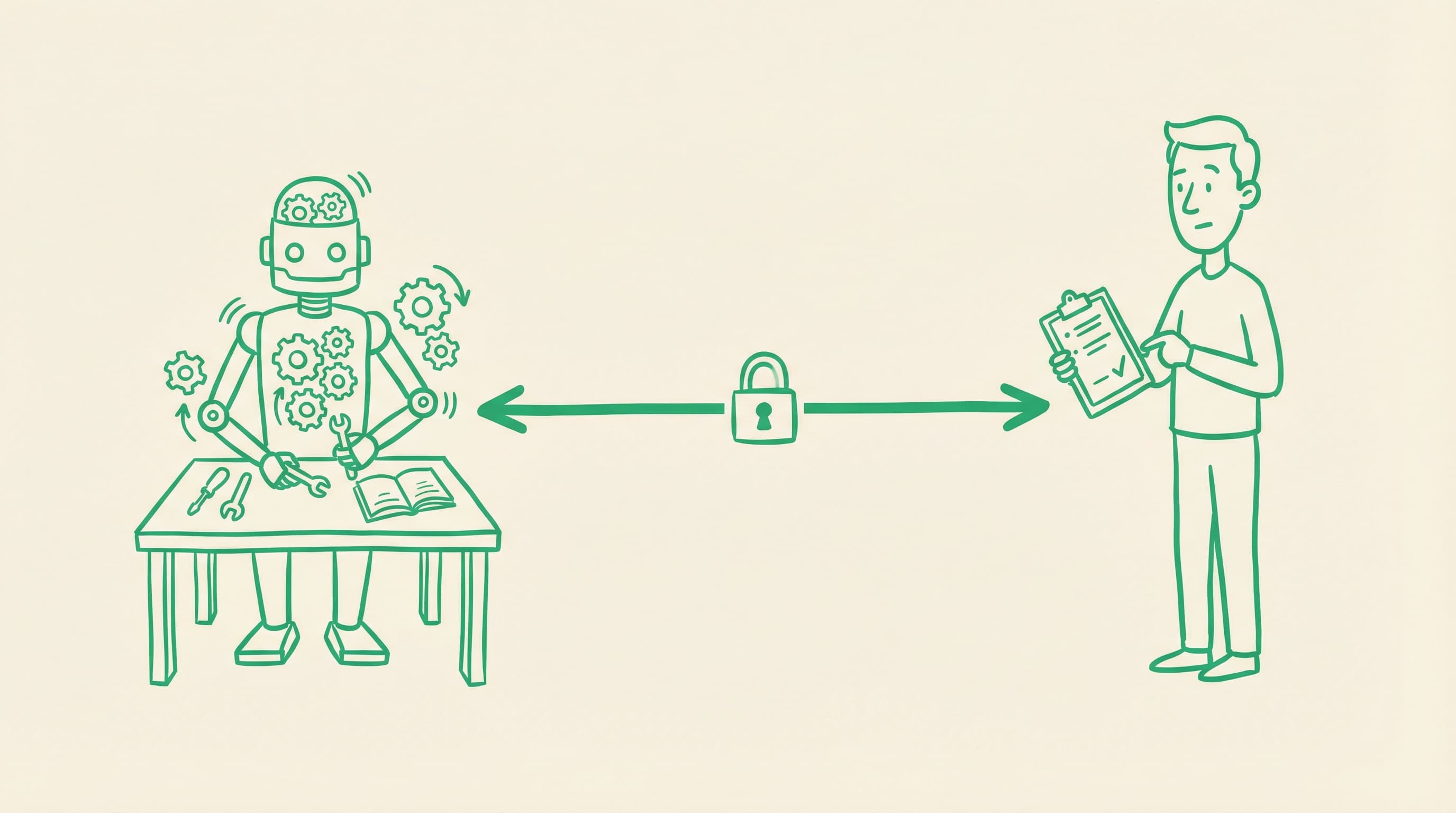 Illustration for AI Executes. Humans Own It.