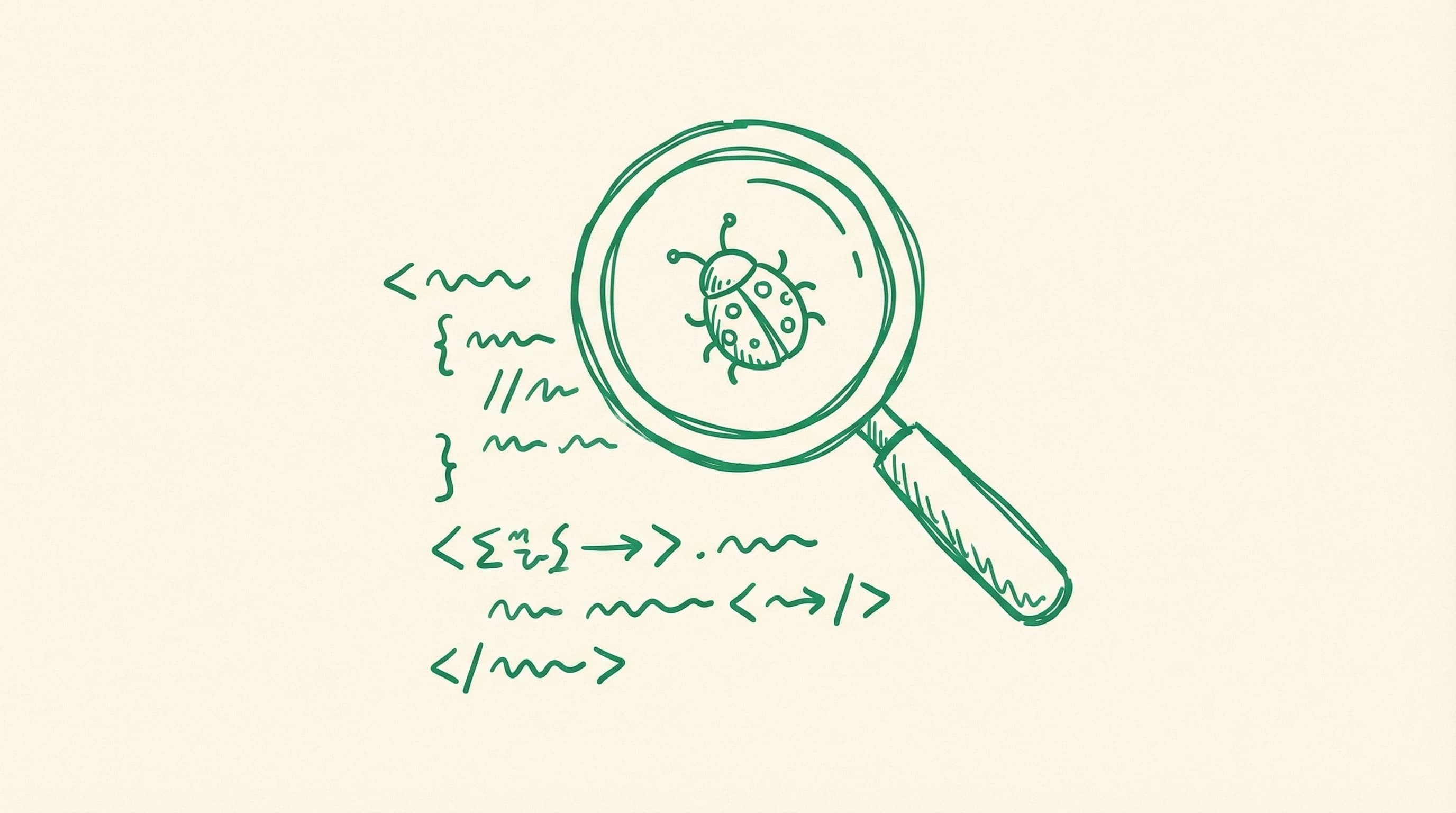 Illustration for When AI Finds Bugs in Its Own Code