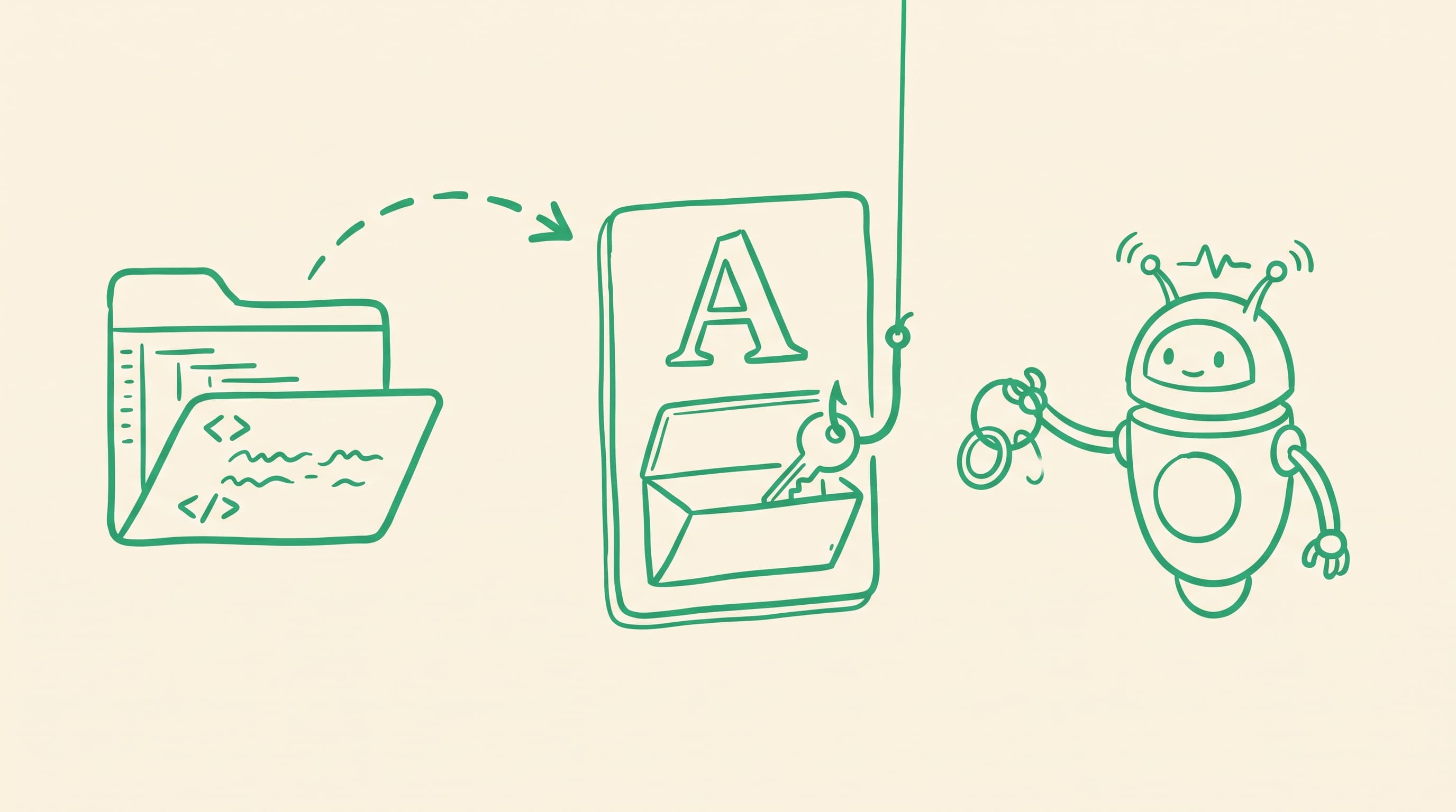 Illustration for The Fake Font Was After Your Agent's Keys