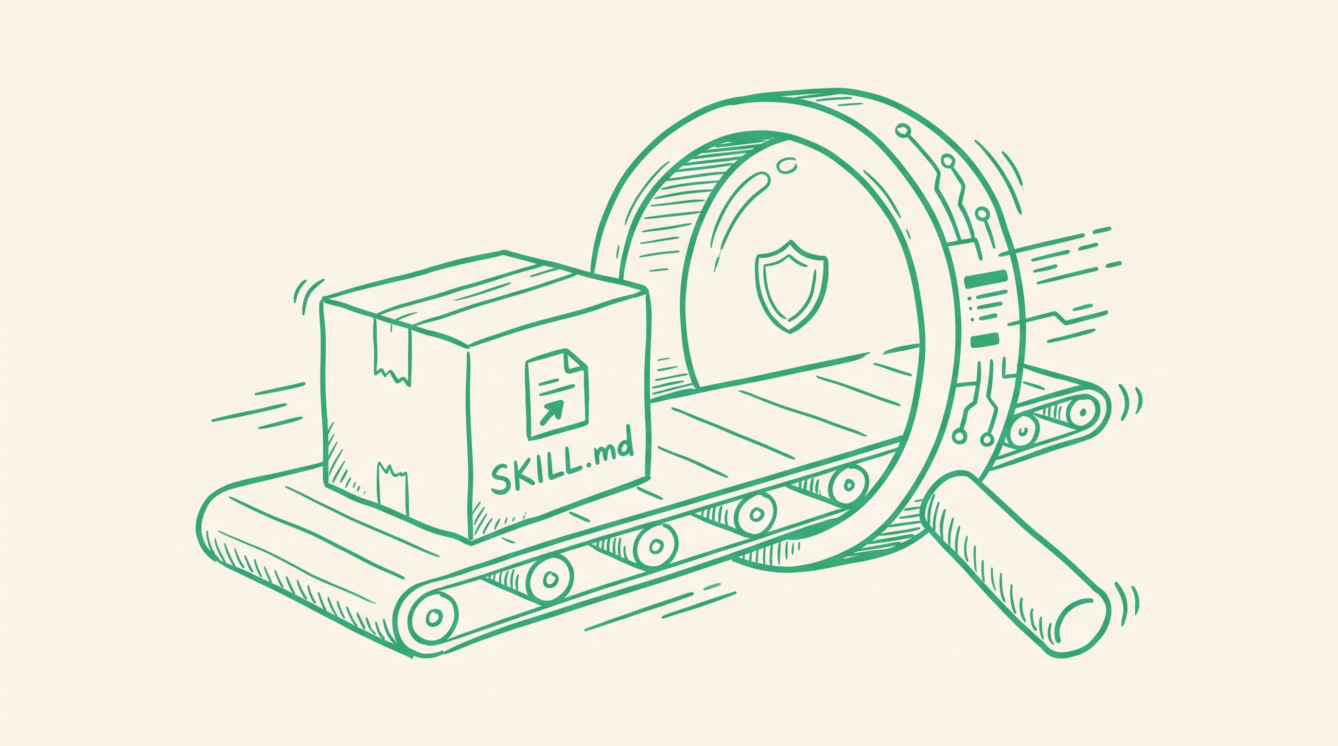Illustration for SKILL.md Is the New package.json — Treat Your Skill Library Like the Supply Chain It Is